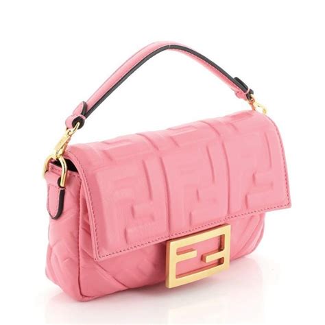 fendi mini baguette size